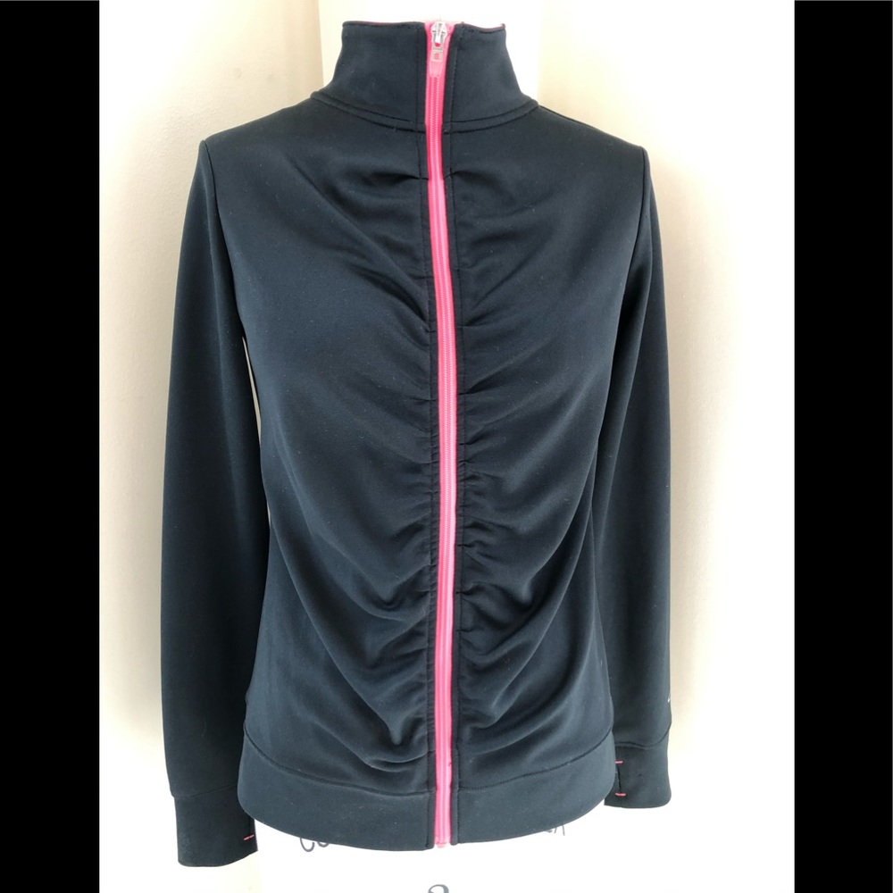 Champion black & pink zip up